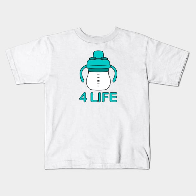 Sippy Cup Kids T-Shirt by nickbeta